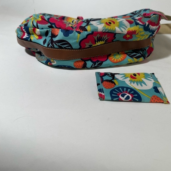 Playful Blue and Pink Crossbody Bag with Abstract Design - Picture 6 of 8